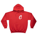 Script C Logo Hoodie Red