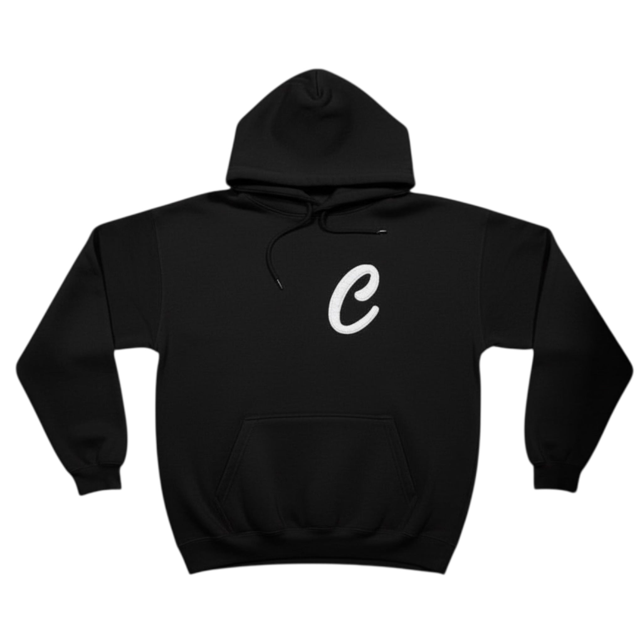 Script C Logo Hoodie Black